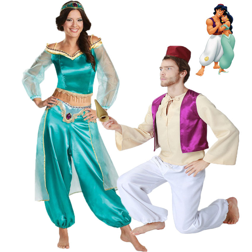 Déguisement Couple Aladin Et Jasmine Minicom