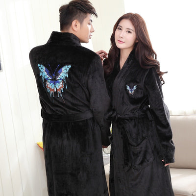 Peignoir brodé adulte