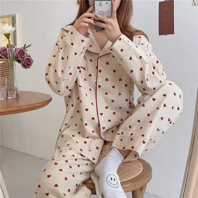 Pyjama chaud femme love