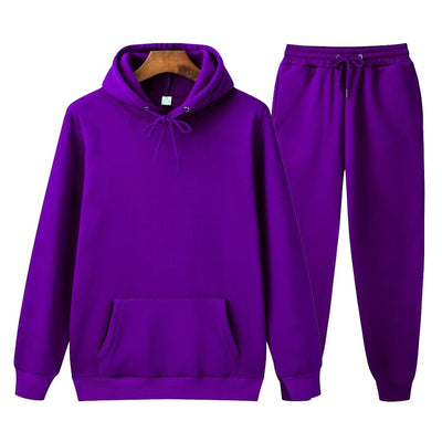 Ensemble jogging violet