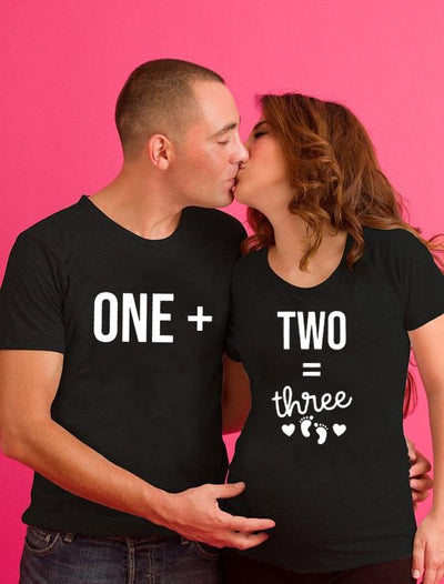 T shirt couple assorti grossesse