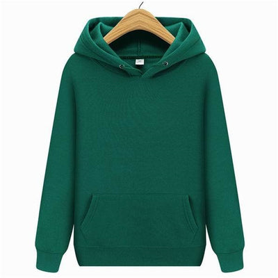sweat à capuche vert foncé