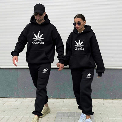 Jogging ensemble couple