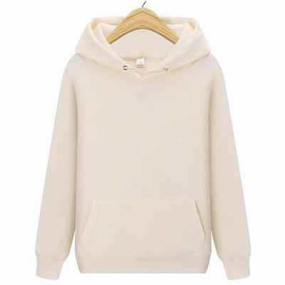 sweat beige capuche
