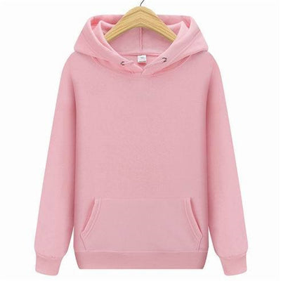 Sweat à capuche rose pale