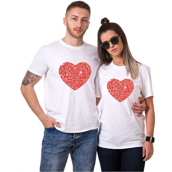 T-shirt avec coeur