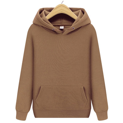 Sweat à capuche marron